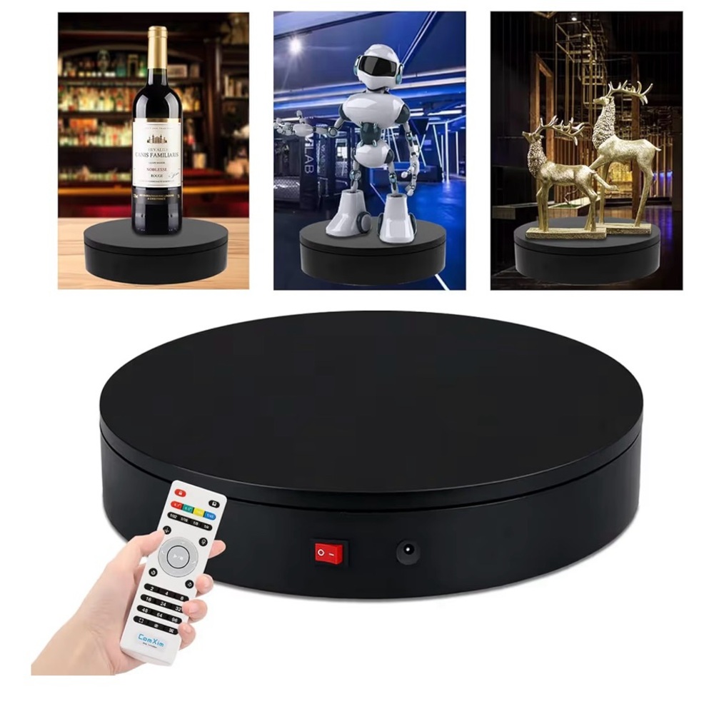 Motorized Rotating Display Stand - Black - Picture 8 of 8